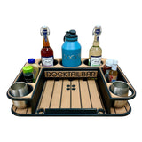 Midnight Series - Docktail Butler Boat Table - Choose Your Mount, Color & Custom Name