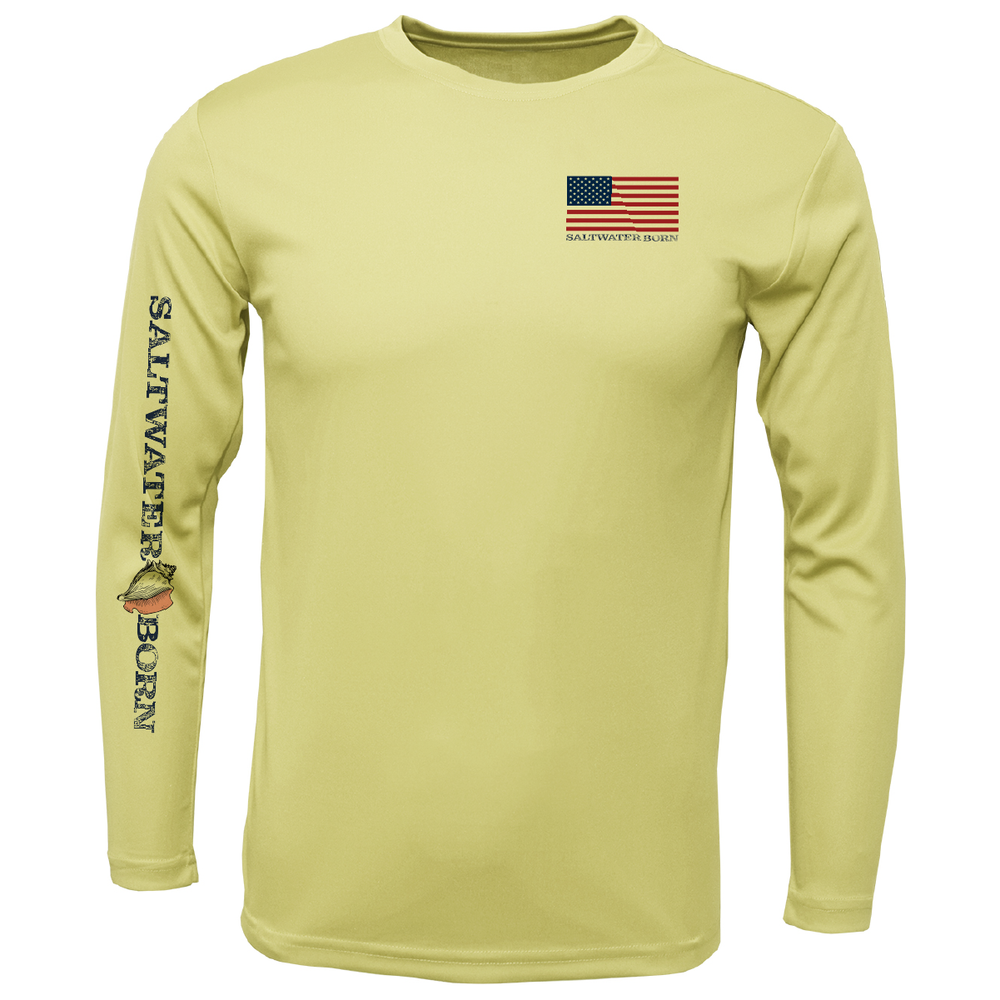 USA Turtle Long Sleeve UPF 50+ Dry-Fit Shirt