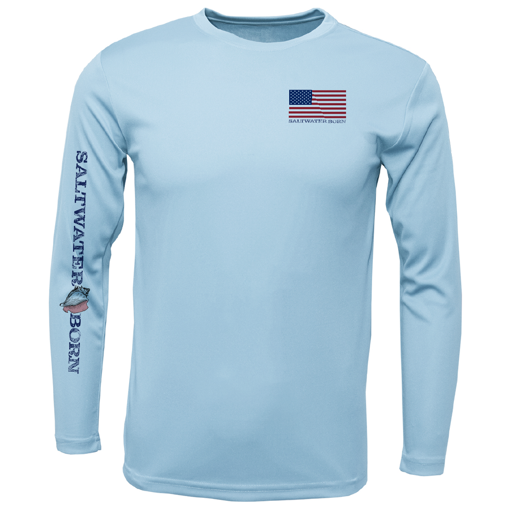 USA Tarpon Long Sleeve UPF 50+ Dry-Fit Shirt