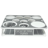 The Docktail Boat Table Caddy plus Bait Table Includes All Angle Adjustable Rod Holder Mount