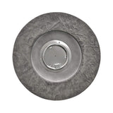 Alora 32-Inch Transitional Outdoor Concrete Round Propane Fire Pit Table, Gray (SAK48268)
