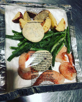 Dinner Kit Combo Box - 5 Meals: Halibut, Salmon, Cod, Flounder, & Shrimp