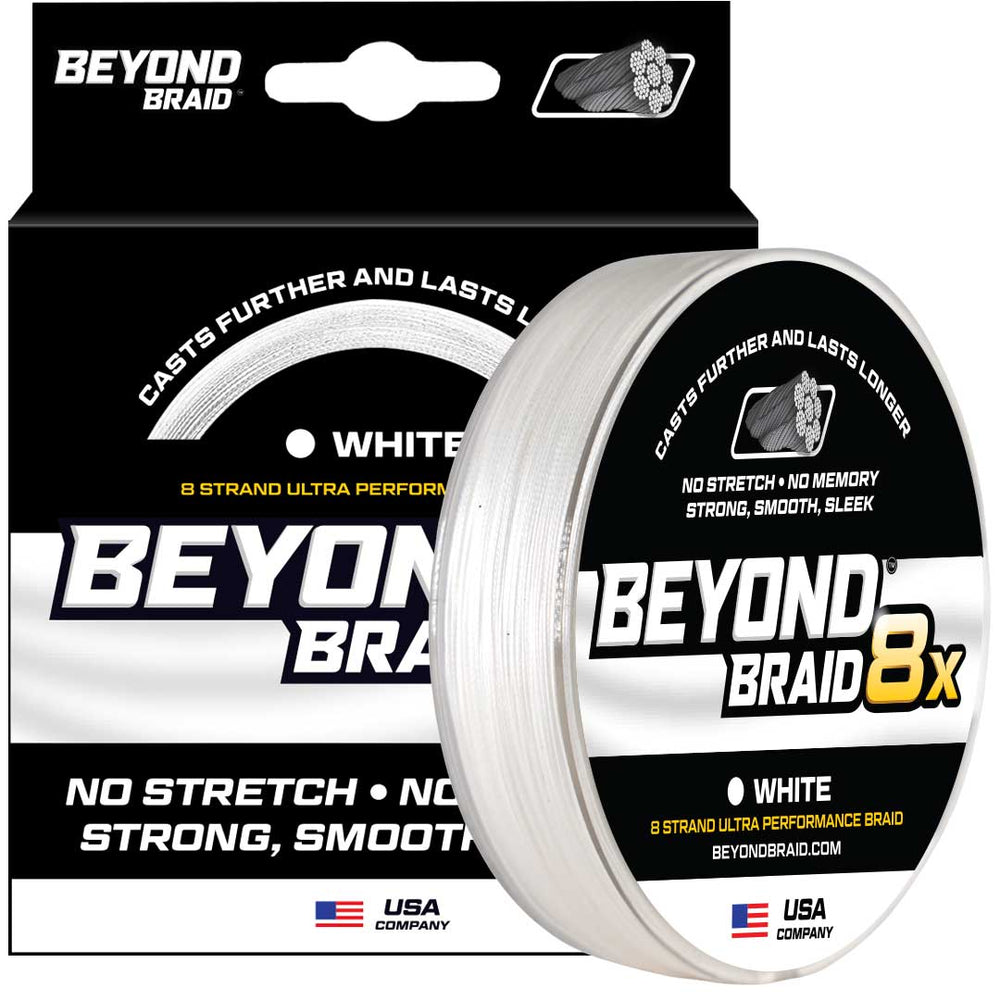 White 8X- Ultra Performance 8 Strand